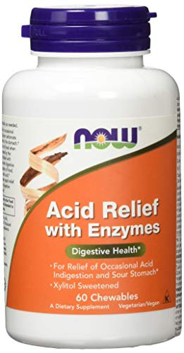 Acid Relief with Enzymes 60 Chewable Tablets