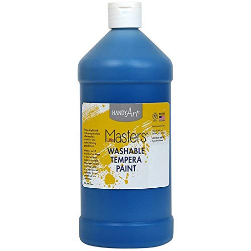 Handy Art Little Masters Washable Tempera Paint- Light Blue- 32 oz.