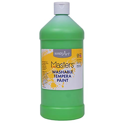 Handy Art Little Masters Washable Tempera Paint- Light Green- 32 oz.