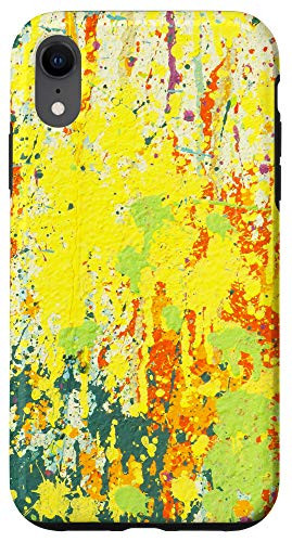 iPhone XR Art Colorful Paint Splash Color Abstract Cool Novelty Gifts Case