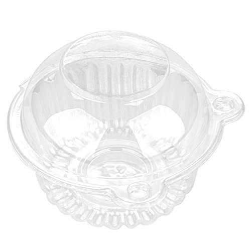 Individual Cupcake Container - 100pcs Cupcake Holder Plastic Disposable Clear Dome Single Cupcake Carrier Holder Muffin Individual Small Container Cases Box Cups-100pcs- Individual Cupcake Container - 100pcs Cupcake Holder Plastic Disposable Clear Dome Single Cupcake Carrier Holder Muffin Individual Small Container Cases Box Cups-100pcs-