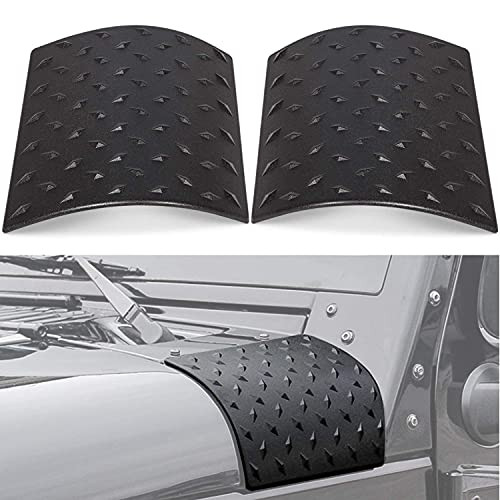 XianFeng Black Cowl Body Armor Outer Cowling Cover for Jeep Wrangler JK JKU Unlimited Rubicon Sahara X Off Road Sport 2007-2018-Pack of 2-