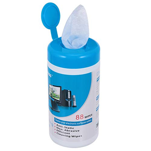 MILISTEN 88PCS Monitor Wipes Pre-Moistened Computer Screen Wipes Tissues Cleaning Cloth for Electronics Eyeglasses Tablets Camera Lenses Laptop Phones