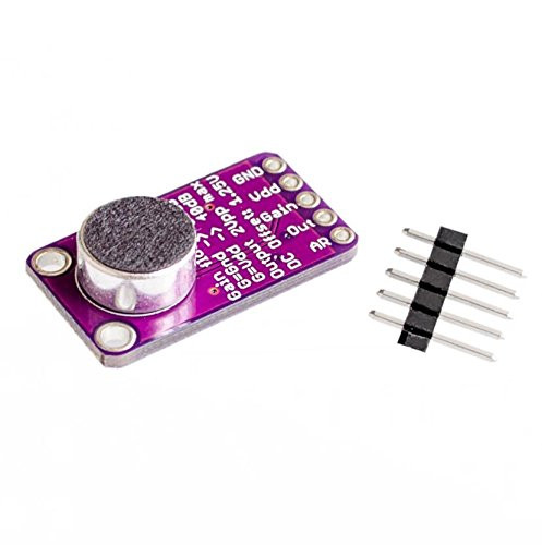Tebuyus MAX9814 High Performance Microphone AGC Amplifier Board CMA-4544PF-W