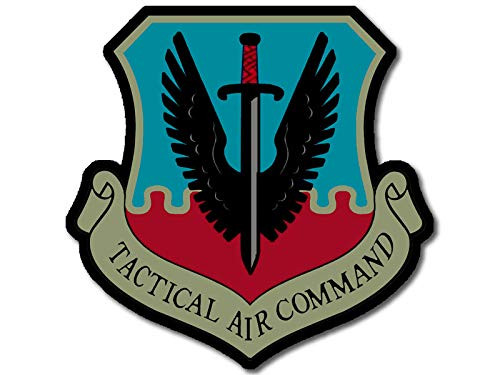 American Vinyl 56th Medical Tactical Air Command Shield Shaped Sticker -air Force Logo Insignia Crest-