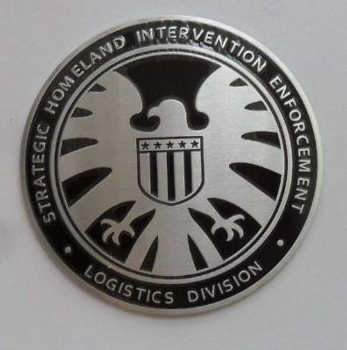 Avengers Marvel Agents of Shield -b- Silver Chrome Metal Car Sticker Badge Emblem Decal Avengers Marvel Agents of Shield -b- Silver Chrome Metal Car Sticker Badge Emblem Decal