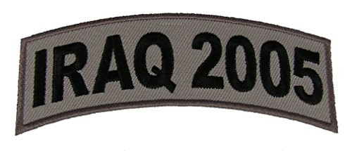 IRAQ 2005 TAB DESERT ACU TAN ROCKER PATCH - Veteran Owned Business.