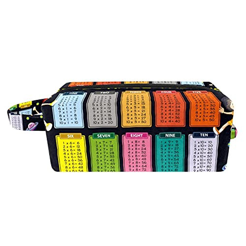 Multiplication Tables Space Portable Flocking Cloth Cosmetic bag Makeup Bag Zipper Pouch Travel Cosmetic Organizer for Women and Girls Multiplication Tables Space Portable Flocking Cloth Cosmetic bag Makeup Bag Zipper Pouch Travel Cosmetic Organizer for Women and Girls