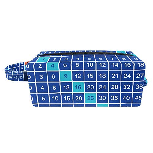 Multiplication Table-01 Portable Flocking Cloth Cosmetic bag Makeup Bag Zipper Pouch Travel Cosmetic Organizer for Women and Girls Multiplication Table-01 Portable Flocking Cloth Cosmetic bag Makeup Bag Zipper Pouch Travel Cosmetic Organizer for Women and Girls