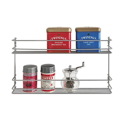 Metaltex 364632039 Spice Rack 2 Level 36 cm x 8 cm x 19 cm Polytherm Pepito Metaltex 364632039 Spice Rack 2 Level 36 cm x 8 cm x 19 cm Polytherm Pepito