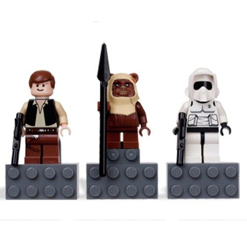 LEGO Star Wars Magnets Set #4585396 Han Solo, Paploo, Scout Trooper