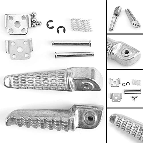 Motorcycle Footpegs Rear Foot Pegs Footrest Bracket Set Fits For Kawasaki ZZR1400 ZX14 ZX-14 ZX10R ZX636 ZX-6R 9R 10R