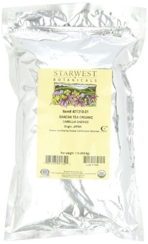 Starwest Botanicals Organic Bancha Tea, 1-pound Bag
