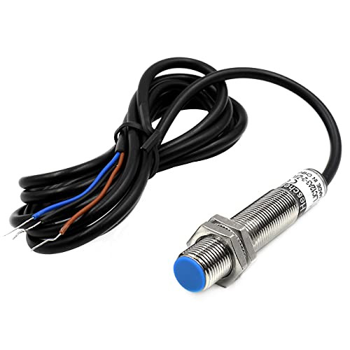 Heschen M12 Capacitive Proximity Sensor Switch Shield Type LJC12A3-2-Z/BY Detector 1-2mm 10-30VDC 200mA PNP Normally Open-NO- 3 Wires