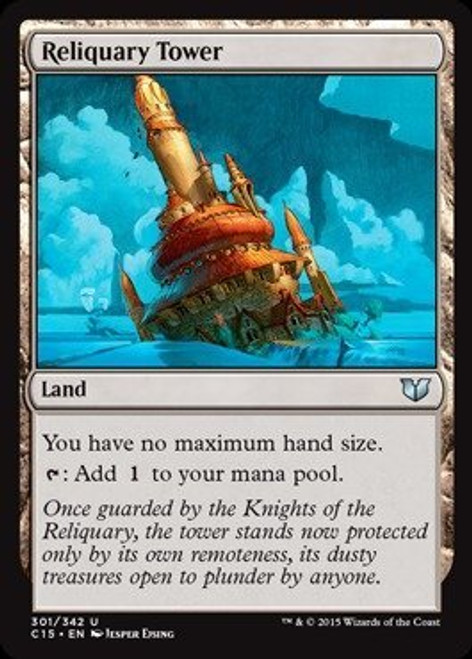 Magic The Gathering - Reliquary Tower -301/342- - Commander 2015 Magic The Gathering - Reliquary Tower -301/342- - Commander 2015