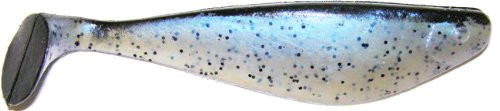 Big Bite Baits 6-Inch Shad Lure (25-Pack), Blue Pearl Pepper/Black Back Big Bite Baits 6-Inch Shad Lure (25-Pack), Blue Pearl Pepper/Black Back