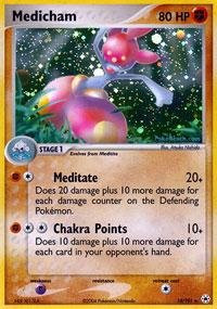 Pokemon - Medicham -10- - EX Hidden Legends - Reverse Holofoil
