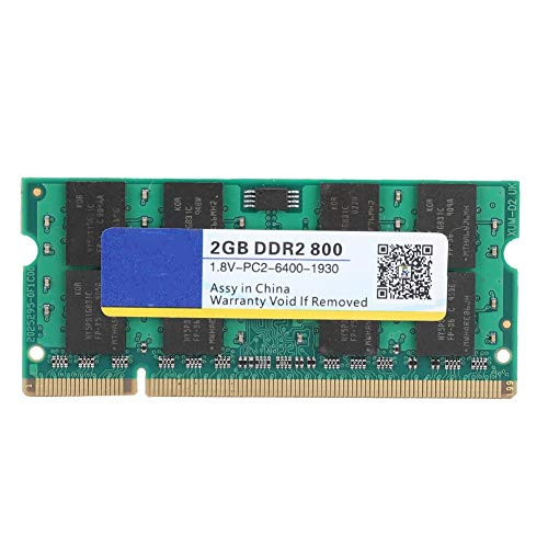 2GB DDR2 Memory Bank- 1.8V 200Pin 800MHz DDRII PC2-6400 Memory RAM Module Board for Laptop Notebook Motherboard
