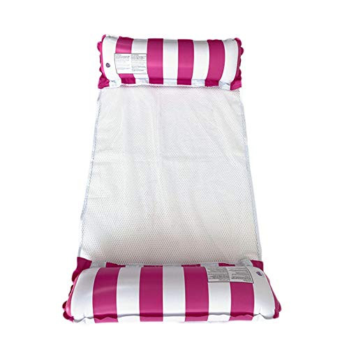 Swimming Pool Float Hammock Inflatable Pool Swimming Pool Lounger Multi-Purpose Adult Pool Hammock Float Lounge Bed- Portable Swimming Chair- Oversized Floating Row for Beach Pool and Water Sports