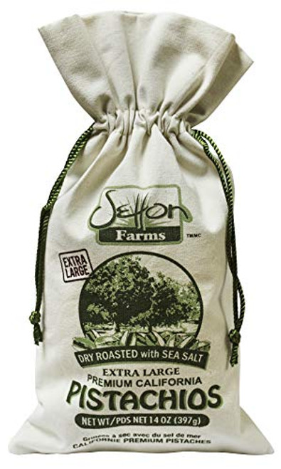 Setton Farms Roasted and Salted Extra Large Premium California Pistachios- Sea Salt- Dry Roasted w/ Sea Salt- 14 Ounce Setton Farms Roasted and Salted Extra Large Premium California Pistachios- Sea Salt- Dry Roasted w/ Sea Salt- 14 Ounce