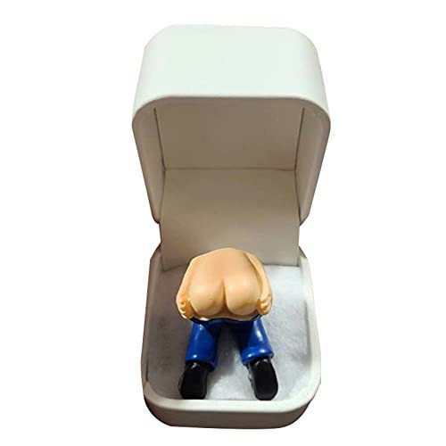 Dheera Farting Butt in Ring Box- Farting Engagement Ring Box-Funny Creactive Gift Box 666cm