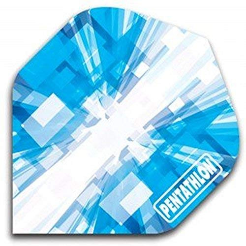 US Darts - 3 Sets -9 Flights- Pentathlon Standard Light Blue Dart Flights