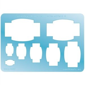 Cool Tools - Jewelry Shape Template - Shield 3