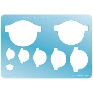 Cool Tools - Jewelry Shape Template - Shield 7