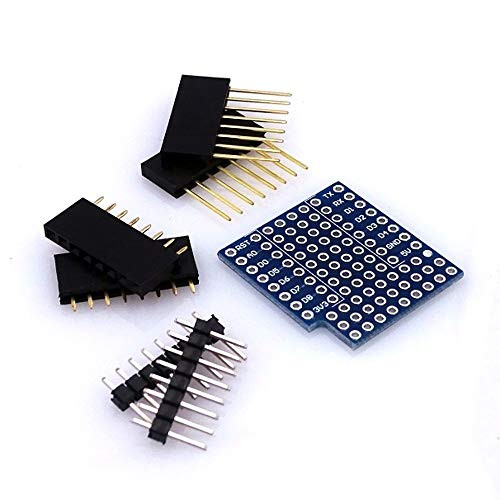 10PCS/LOT ProtoBoard Shield for WeMos D1 Mini Double Sided perf Board Compatible