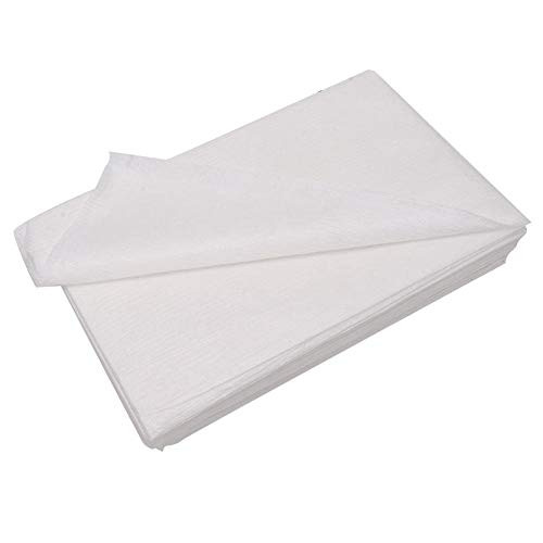 Non-Woven Bed Sheet- 10 Pcs Disposable Bed Sheet Table Cover Non-Woven Massage Beauty SPA Waterproof Anti-oil Cover for Salon and Household