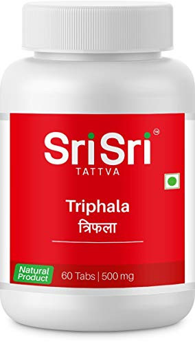 Sri Sri Tattva Triphala 500 mg Tablet - 60 Tablets -Pack of 3-