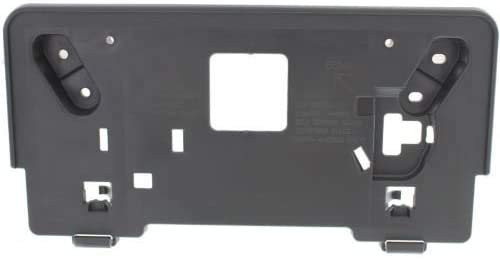 I-Match Auto Parts Front License Plate Bracket Tag Holder Replacement for 2012-2013 Mazda 3 MA1068109 BGV450170A Black Textured