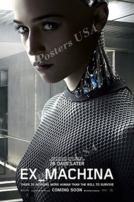 Posters USA Ex Machina Movie Poster GLOSSY FINISH - MOV645 -24" x 36" -61cm x 91.5cm--