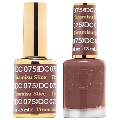 DND DC 075 - TIRAMISU SLICE Gel  and  Matching Polish Set - DND DC Gel  and  Lacquer