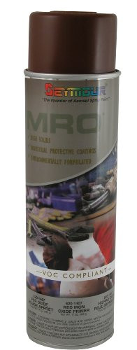 SEYMOUR 620-1407 Industrial MRO High Solids Spray Paint- Red Iron Oxide Primer