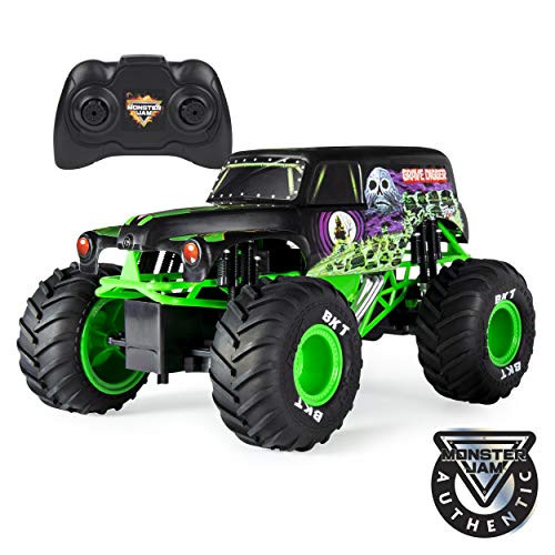 Monster Jam Official Grave Digger Remote Control Monster Truck, 1:15 Scale, 2.4GHz