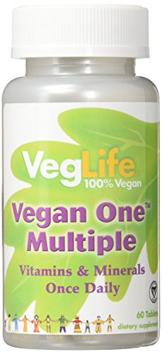 VegLife One Multi with Iron Vegan Tablet- 60 Count