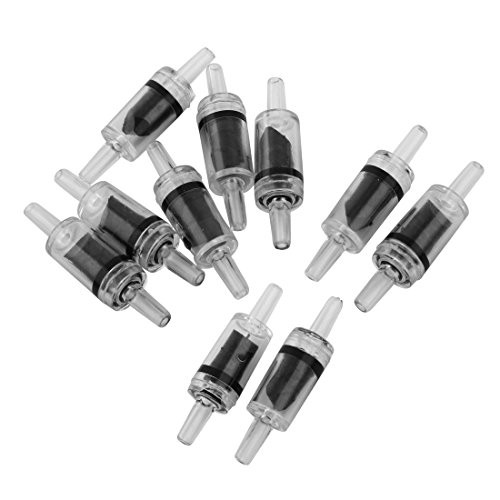 uxcell Aquarium Co2 Air Pump 4mm Pipe One Way Non-Return Check Valve 10 Pcs