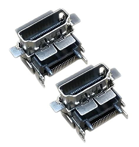 BLUE ELF 2 Pack HDMI Port Socket Interface Connector Replacement for Microsoft Xbox One Slim S Console? NOT Suitable for Xbox One or Xbox One X Consoles.?