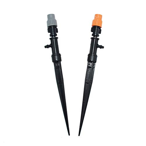 HONGZI Garden Irrigation Drip Irrigation Sprinkler Irrigation Atomizing Nozzle Bracket Garden Hose Sprinkler Nozzle Cone Watering Plant Garden Watering 3pcs -Color : Random Color-