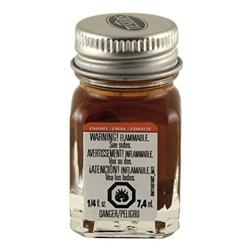 Testors Enamel Paint 1/4oz Gloss Brown