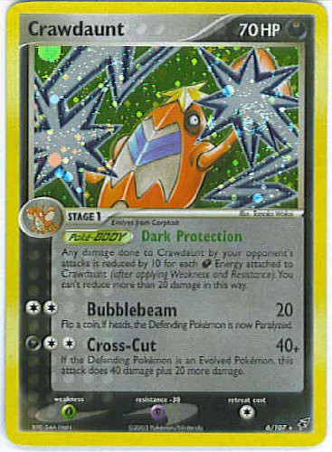 Pokemon - Crawdaunt -6- - EX Deoxys - Holofoil