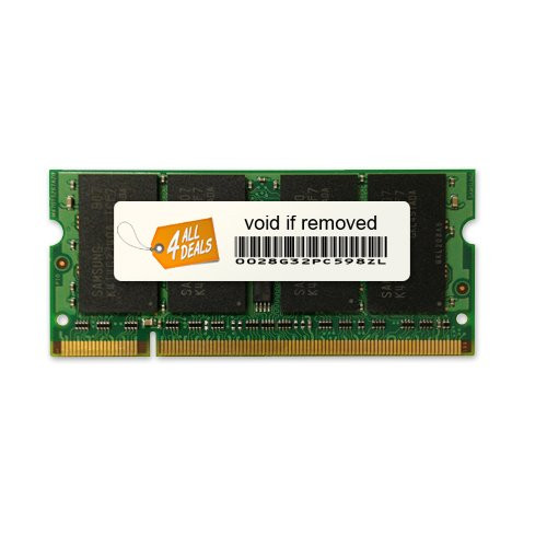 4AllDeals 2GB Memory RAM for Dell Studio Laptop 15- 1535- 17- 1737- 1435 200pin PC2-5300 667MHz DDR2 SO-DIMM Memory Module Upgrade