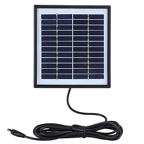DISHUECO 2W 12V Multifunctional Solar Panel Polysilicon Charging Board with Border for Outdoor Camping