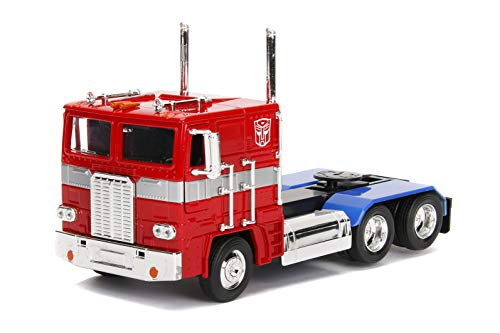 Transformers G1 Optimus Prime Truck with Robot on Chassis Die-cast Car