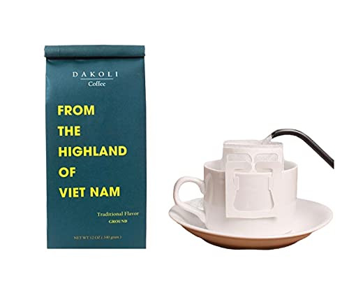 Dakoli Coffee - The Best Vietnamese Coffee with Premium Drip Filters  Single-Serve Coffee 10 Pack -Traditional Flavor-