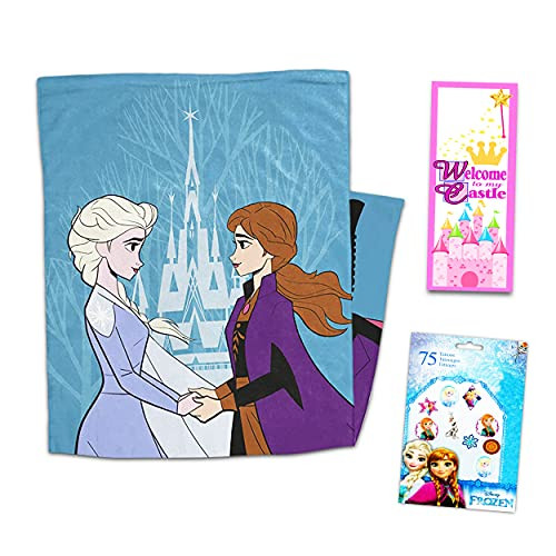 Frozen Beach Towel Bundle ~ Microfiber Frozen Beach Towels for Girls and Boys 27 x 54 Inches - Frozen Pool Towel with 75 Frozen Tattoos and More -Frozen Beach Accessories- Frozen Beach Towel Bundle ~ Microfiber Frozen Beach Towels for Girls and Boys 27 x 54 Inches - Frozen Pool Towel with 75 Frozen Tattoos and More -Frozen Beach Accessories-