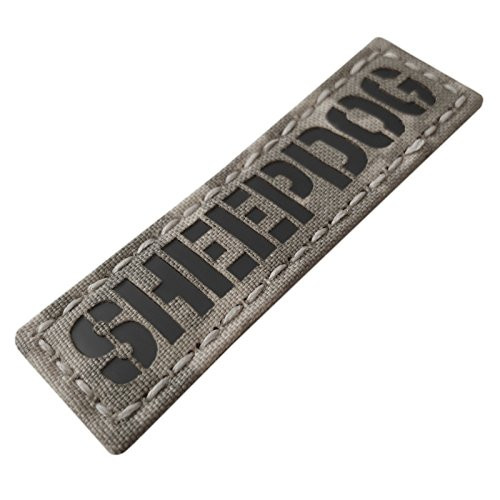 IR ACU Sheepdog 1x3.5 Infrared Name Tape Tab IFF Morale Fastener Patch