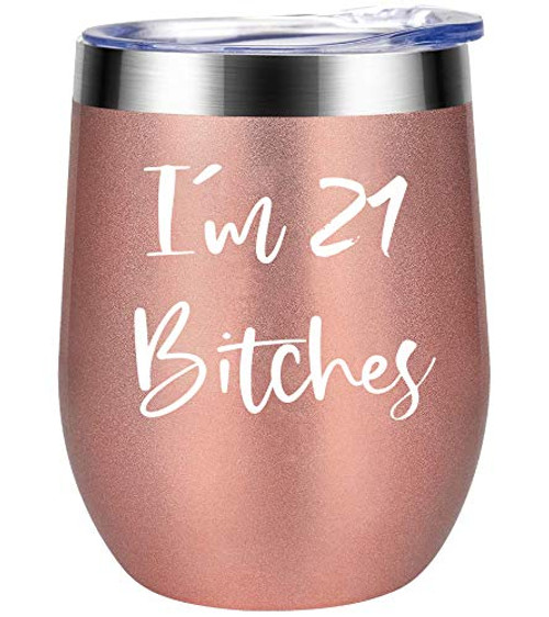 I'm 21 - 21st Birthday Gifts for Women - 21st Birthday Decorations Present for Women- Best 21 Year Old Birthday Gift Ideas for Sisters- Her- Friends- Coworkers- BFF I'm 21 - 21st Birthday Gifts for Women - 21st Birthday Decorations Present for Women- Best 21 Year Old Birthday Gift Ideas for Sisters- Her- Friends- Coworkers- BFF