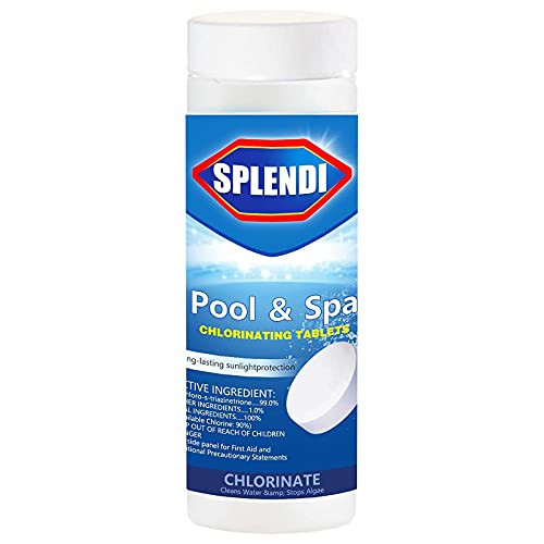 Sagton 100PCS Pool Chlorinating Tablets- Pool  and  Spa Chlorine Tablets Small Chlorine Tablets Pool Spa Hot Tub